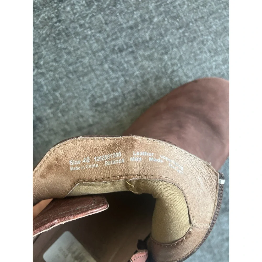 Dansko Shirley Boots Women's US 9.5-10 Brown Leather Wedge Heel Ankle Booties‎